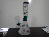 32 cm Sandblasted Beaker Water Pipe