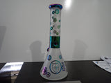 32 cm Sandblasted Beaker Water Pipe