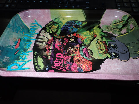 Large Rick and Morty Rolling Tray