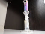 12.5 Inch Oil Spill Coloured Glass Lightning Water Pipe