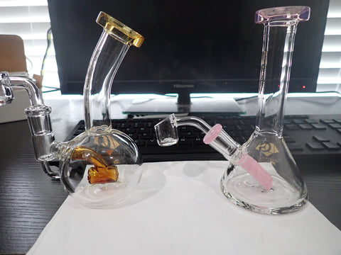 6.5 inch Mini Dab Rig Style Water Pipe