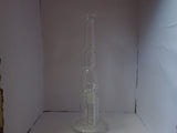 36cm Double Perc Tubular Base Water Pipe