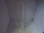 36cm Double Perc Tubular Base Water Pipe