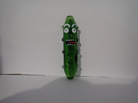 Pickle Rick Hand Pipe