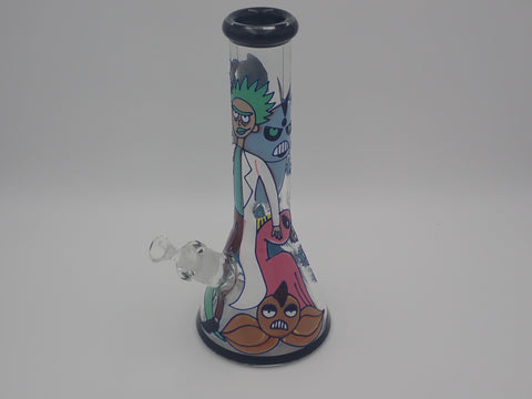 12.5 Inch Rick And Morty  Beaker Water Pipe