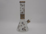 32 cm Sandblasted Beaker Water Pipe