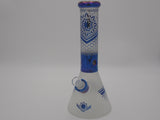 32 cm Sandblasted Beaker Water Pipe