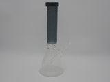 14 Inch Deep Sand Blasted Beaker Water Pipe