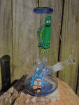 20cm Pickle Rick & Morty Glass Beaker Water Pipe
