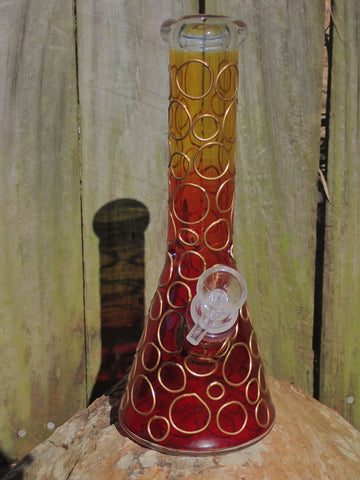10.5 Inch Hand Finished Beaker Water Pipe