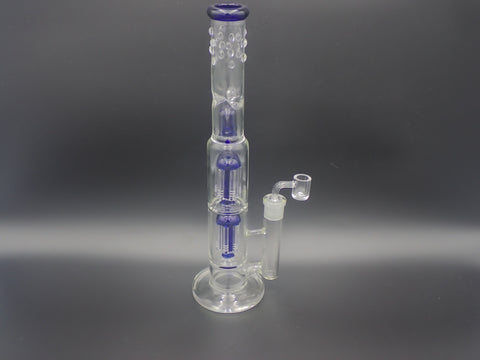 15 Inch Twin Perc Dab Rig Style Water Pipe