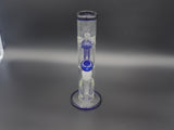 12 Inch Wide Glass Tube Style Water Pipe