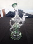 24cm Easy Toke Flower / Dab Rig Recycler Style Water Pipe