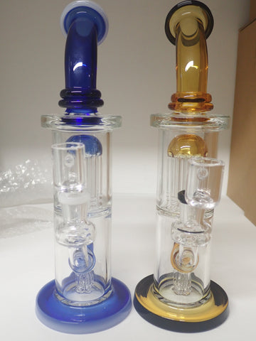 11 Inch Multi Perc Dab Rig Style Water Pipe