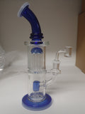 11 Inch Multi Perc Dab Rig Style Water Pipe