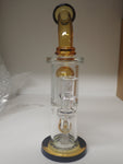 11 Inch Multi Perc Dab Rig Style Water Pipe