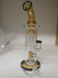 11 Inch Multi Perc Dab Rig Style Water Pipe