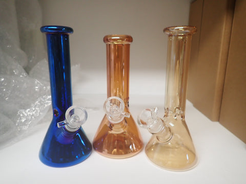 8 Inch Coloured Beaker Water Pipe