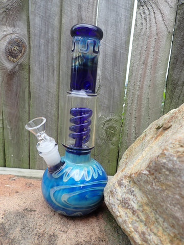 10.5 Inch Silver Fumed Classic Water Pipe