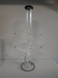 18 Inch Double Lightning Bolt Glass Tube Style Water Pipe