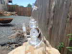 12 Inch Oil Spill Effect Recycler Style Water Pipe