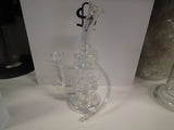 12 Inch Oil Spill Effect Recycler Style Water Pipe