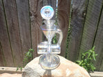 8 inch Recycler Oil Spill Effect Recycler Style Water Pipe